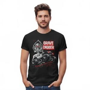 T-Shirt / Monster Truck Grave Digger T-Shirt / Black / Small / New